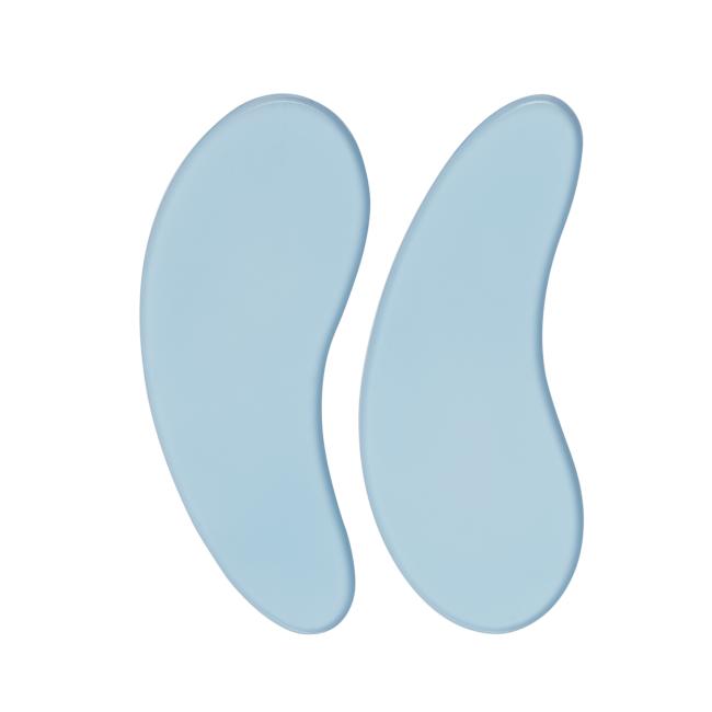 Reusable silicone patches under the eyes